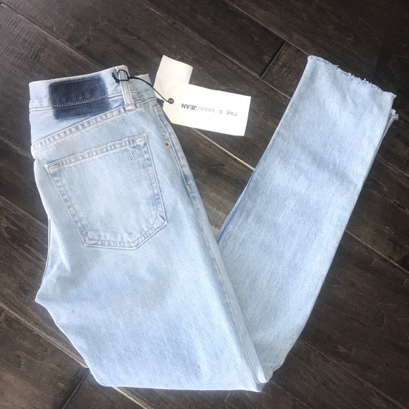 NWT Rag & Bone Marilyn Frayed hem Union Pool Jeans - Picture 5 of 8